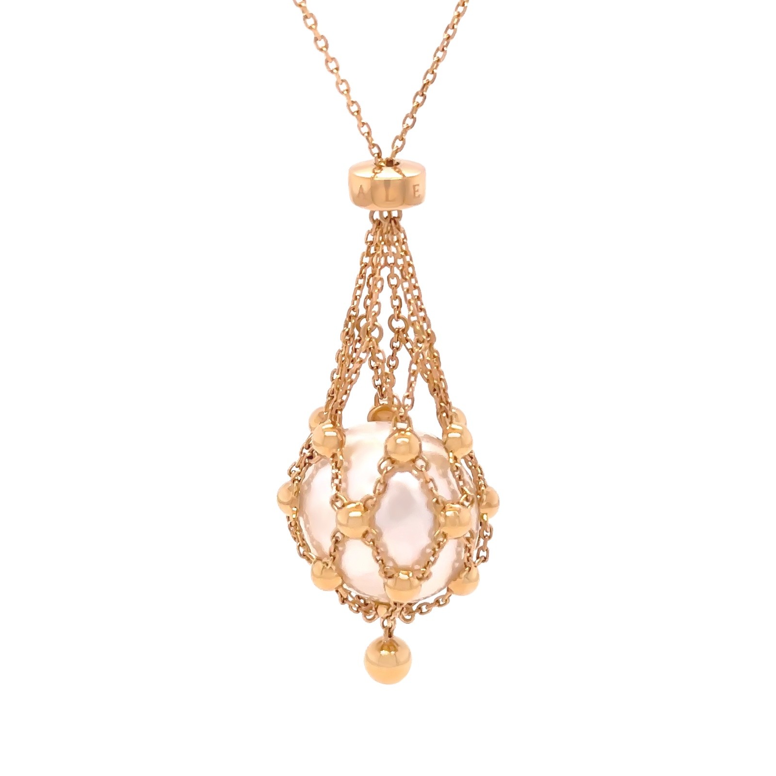 Authentic Paspaley 18ct Yellow Gold Lavalier South Sea Pearl Necklace RRP $7,980