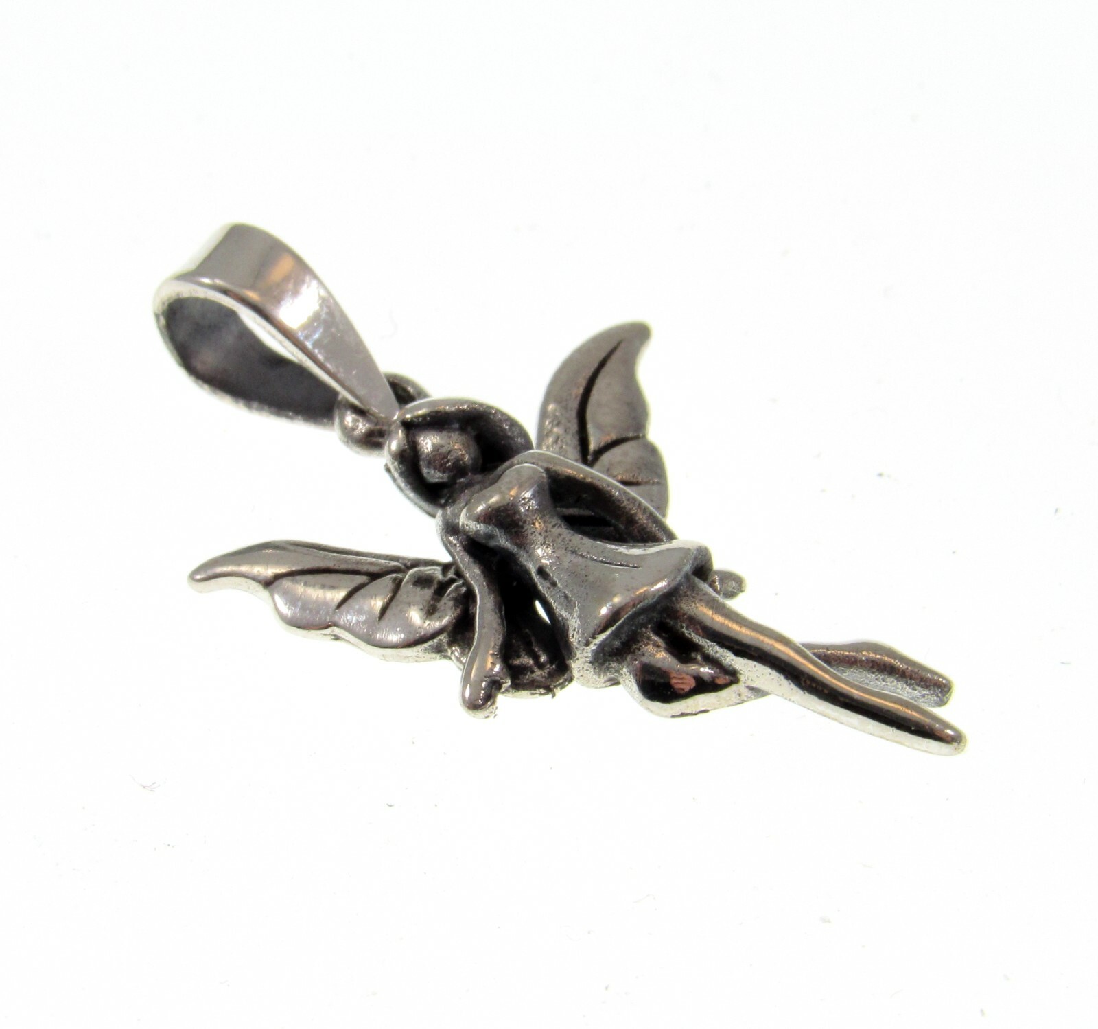 Handcrafted Solid 925 Sterling Silver Magical Fairy Pendant