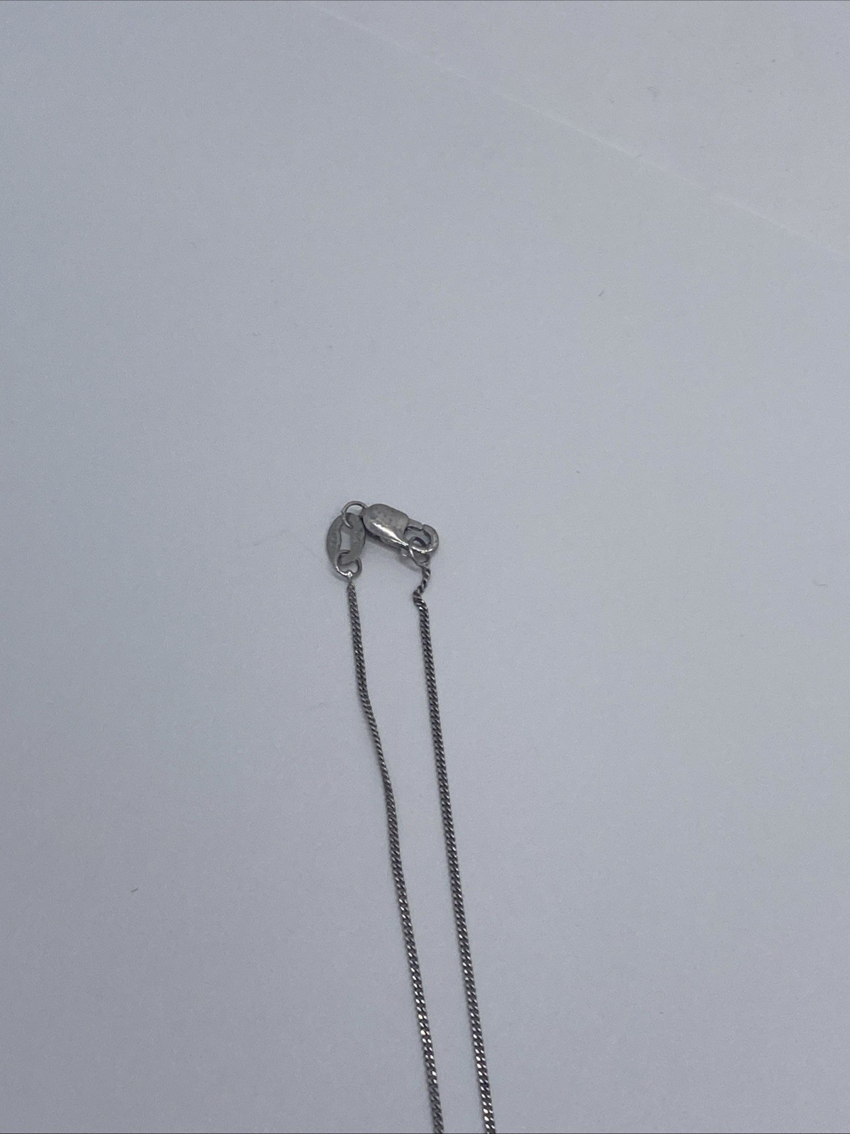 20″ Sterling Silver Chain w Gorgeous Diamond Snowflake Pendant 3.4 grams