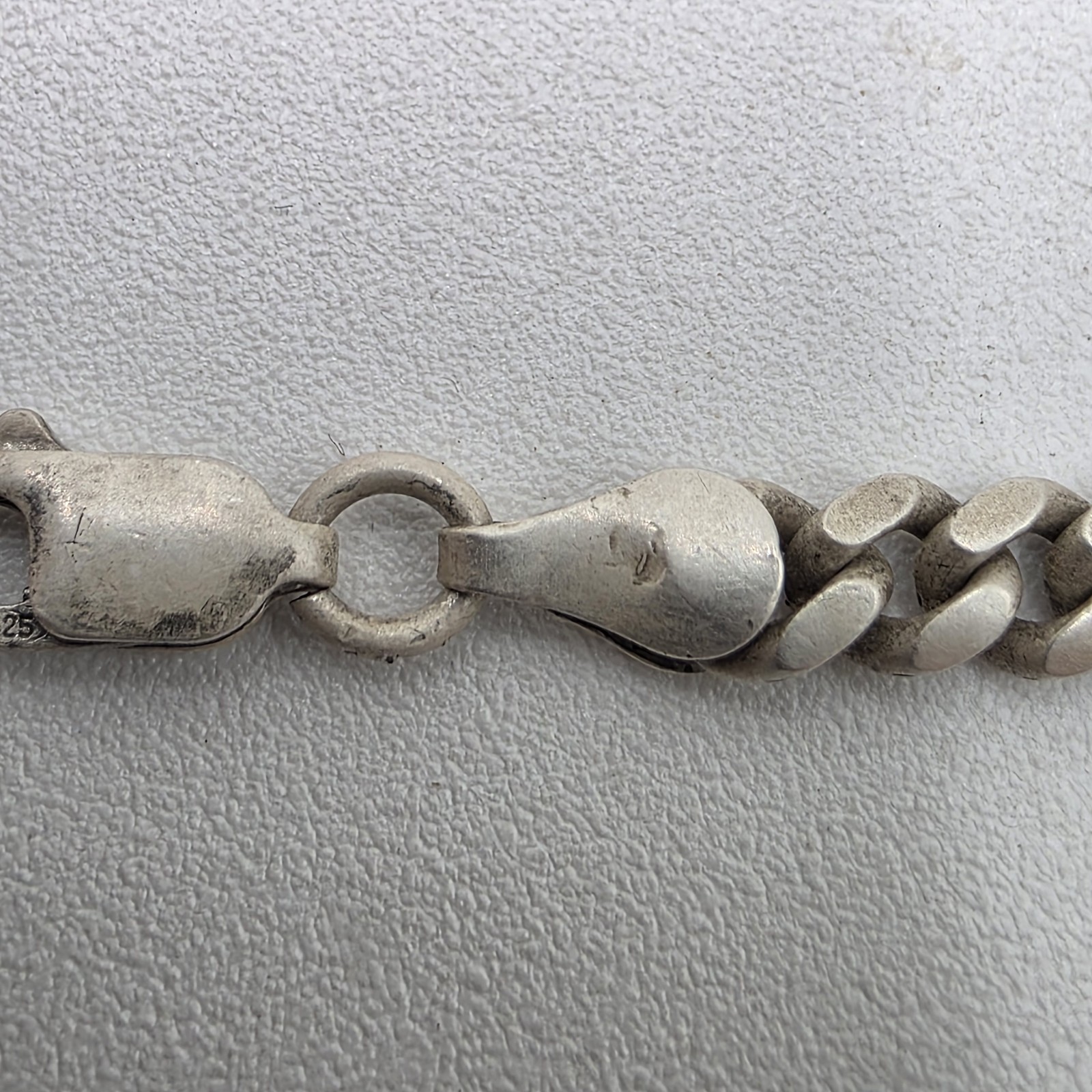 Sterling Silver 925 Italy Cuban Curb Link BSI Necklace 24″ 24.8 grams