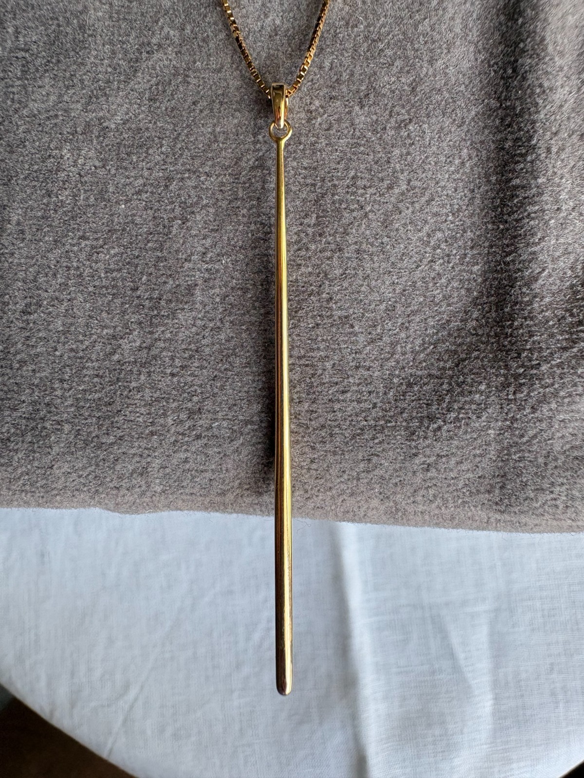 MIDAS 14 KT. Yellow Gold Lariat Necklace