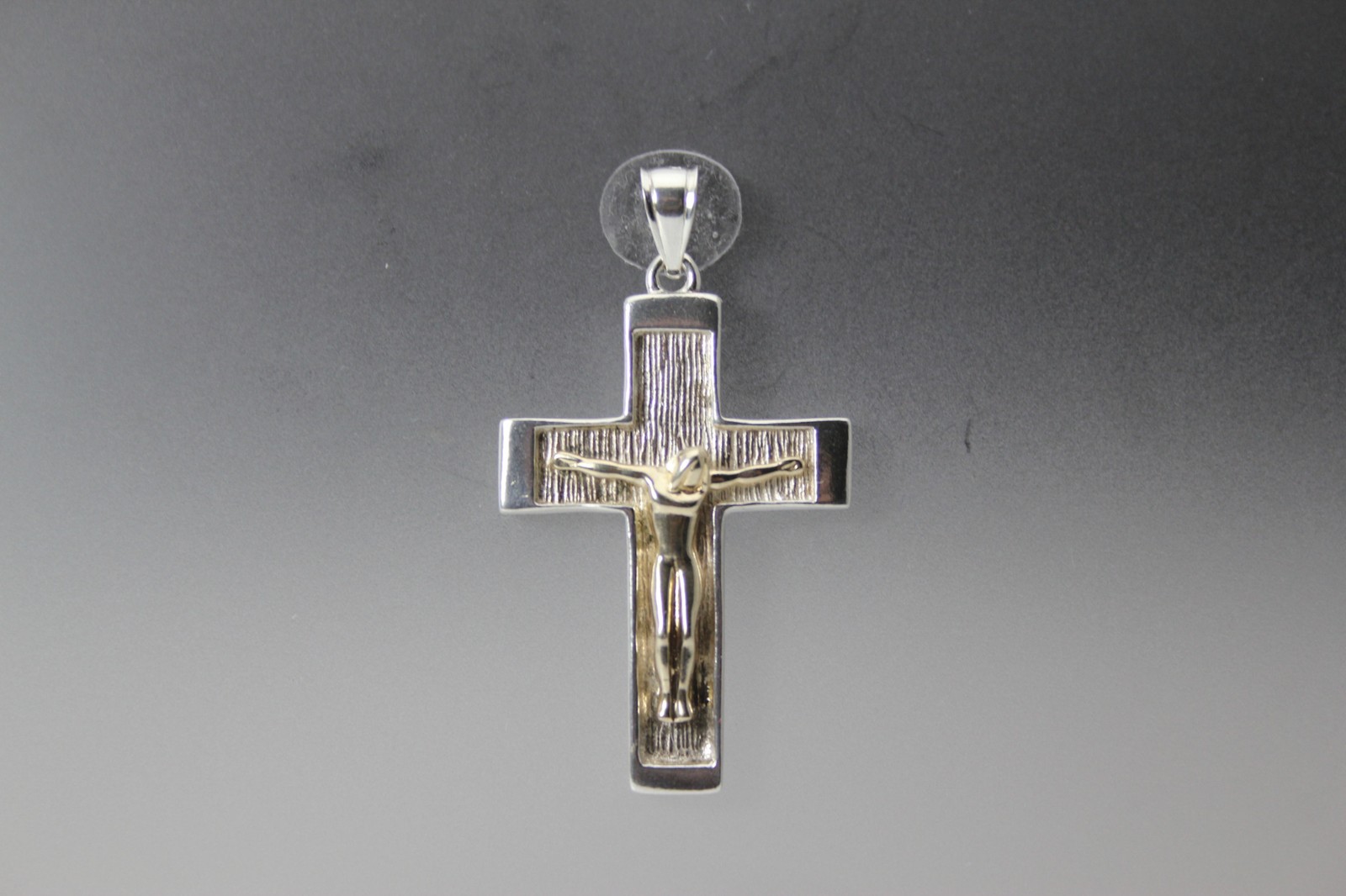 Gold Plated 925 Sterling Silver Crucifix Cross Pendant 7.2 Grams (PEN10229)