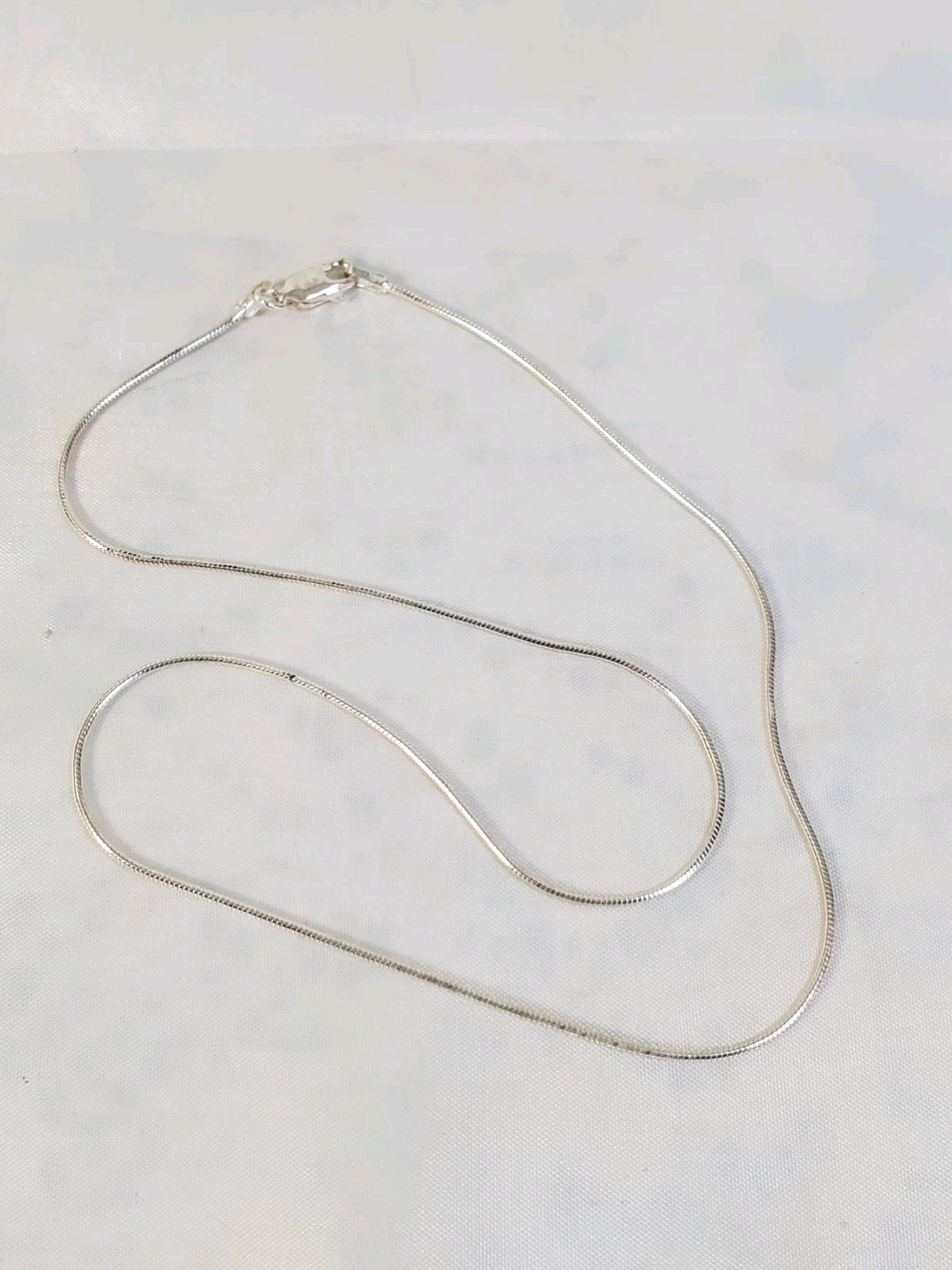 Sterling Snake Chain 16″ long 3.4 grams Lobster clasp New