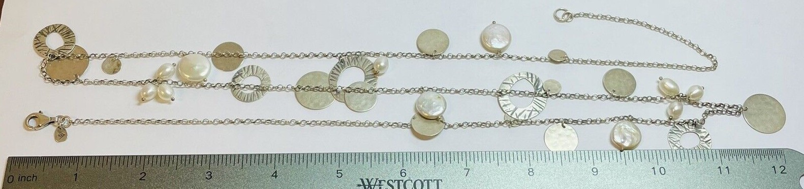 Silpada Sterling 925 Silver Pearl Of a Girl Necklace N2197 36 in