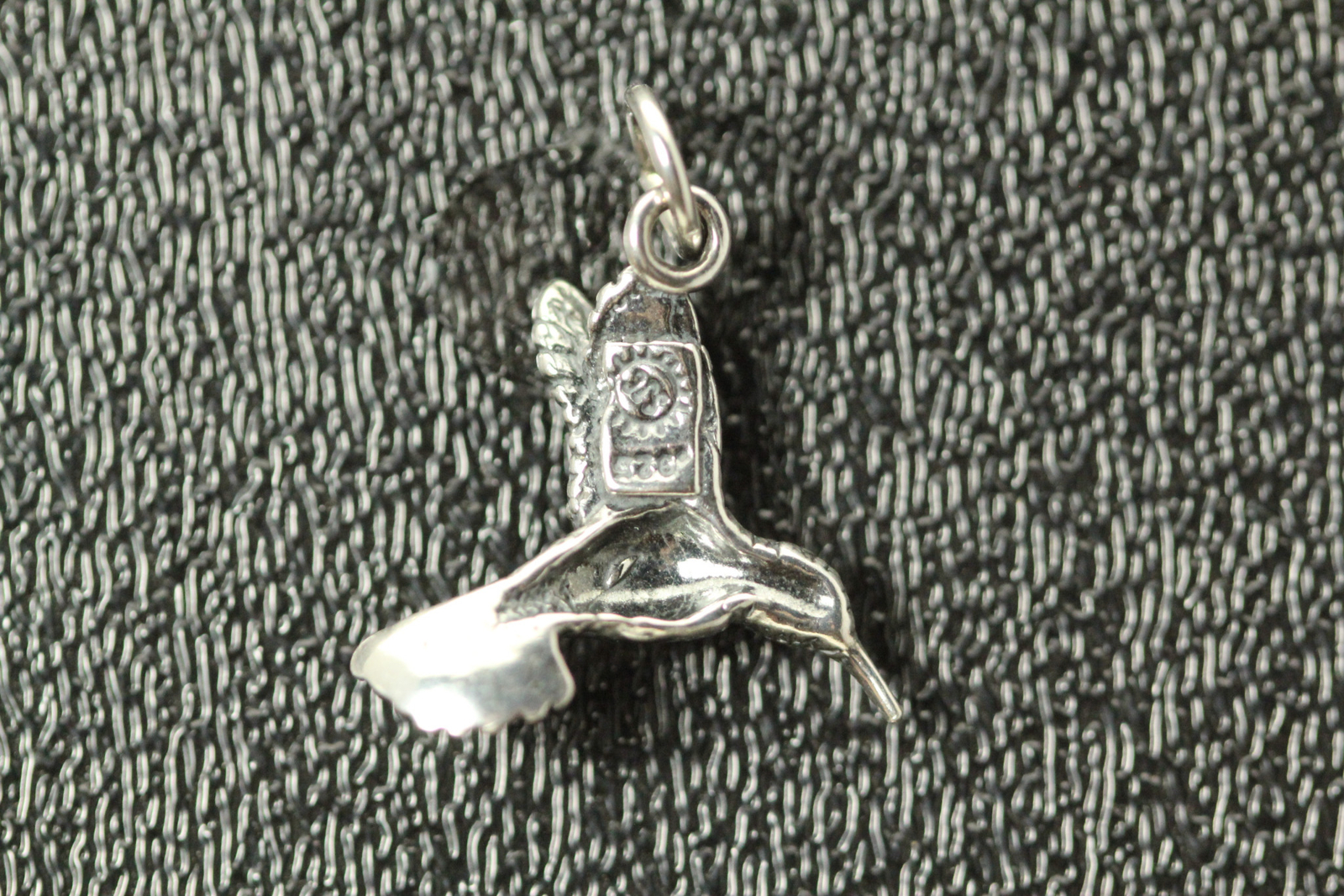 925 Sterling Silver Hummingbird Charm/Pendant 1.8 Grams (PEN9281)