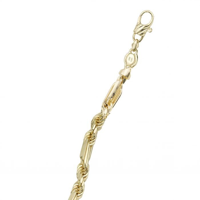14k Yellow Gold 26″ 3MM Solid Milano FIGAROPE Link Chain/Necklace 21 Grams