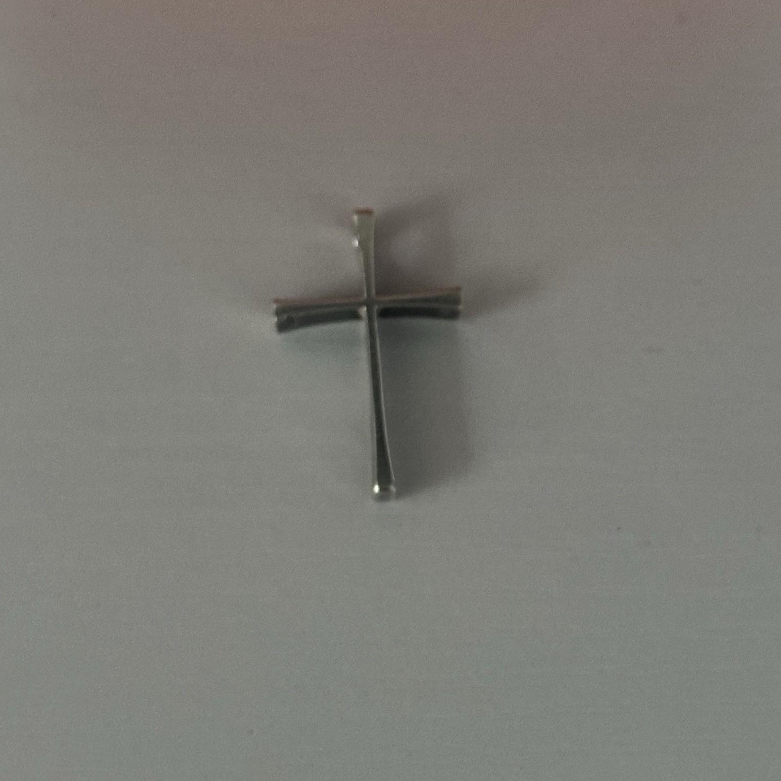 Retired Rare James Avery Thick Cross Pendant with Inner Bail