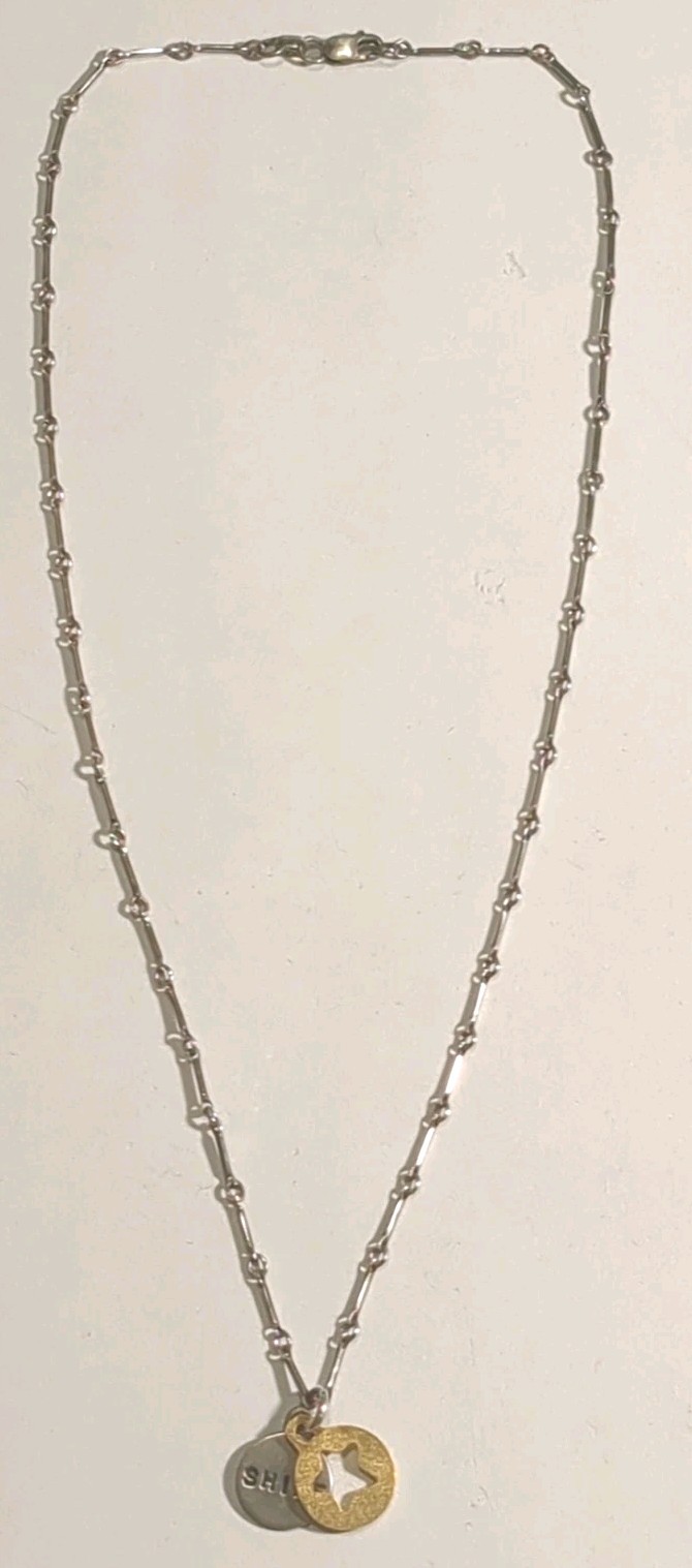 KATHY BRANSFIELD Sterling Silver Shine 16″ Necklace