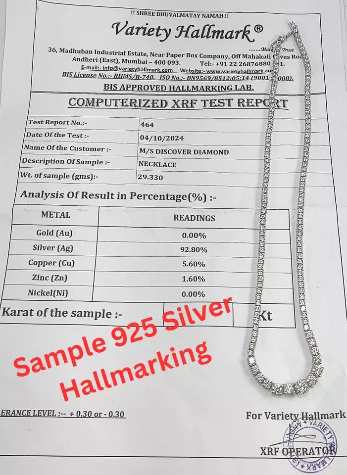 30Ct Round Cut Lab Created Diamond Choker Tennis Necklace 14K White Gold Plated