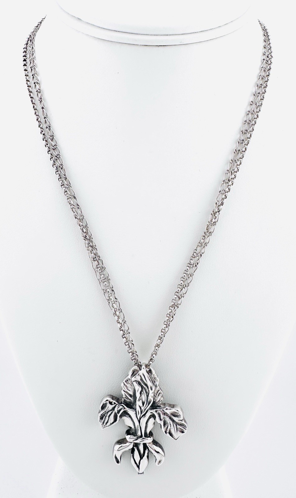 Mignon Faget IRIS Pendant 925 Sterling Toggle 3 – Strand Necklace