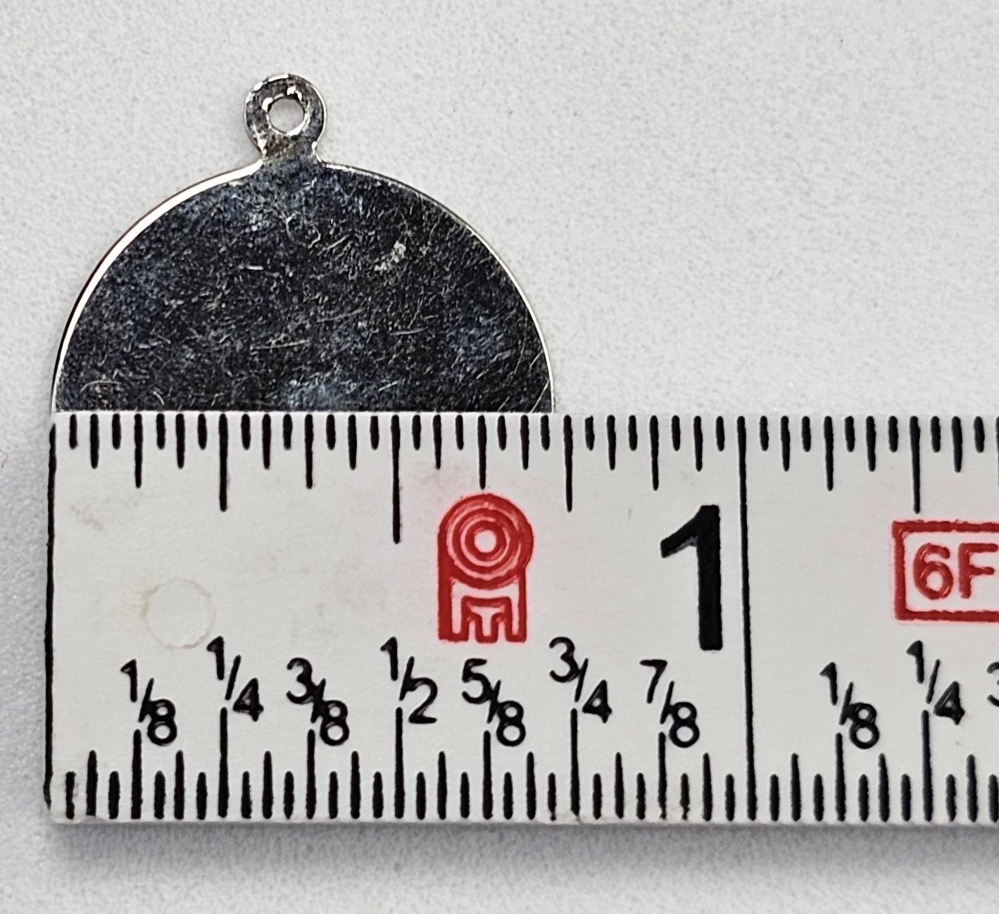 Vintage Gemini Zodiac Pendant Sterling Silver May 21-June 20 Astrological Charm