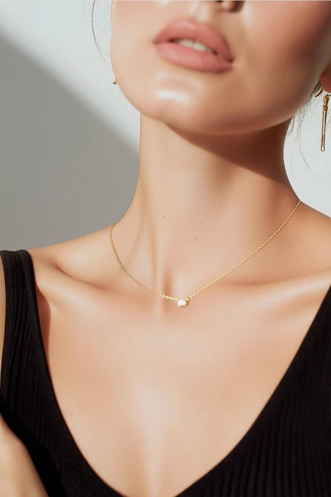 $599 NEW COUTURE OVAL OPAL 18K YELLOW GOLD CHAIN NECKLACE CHARM PENDANT 18″ 16″