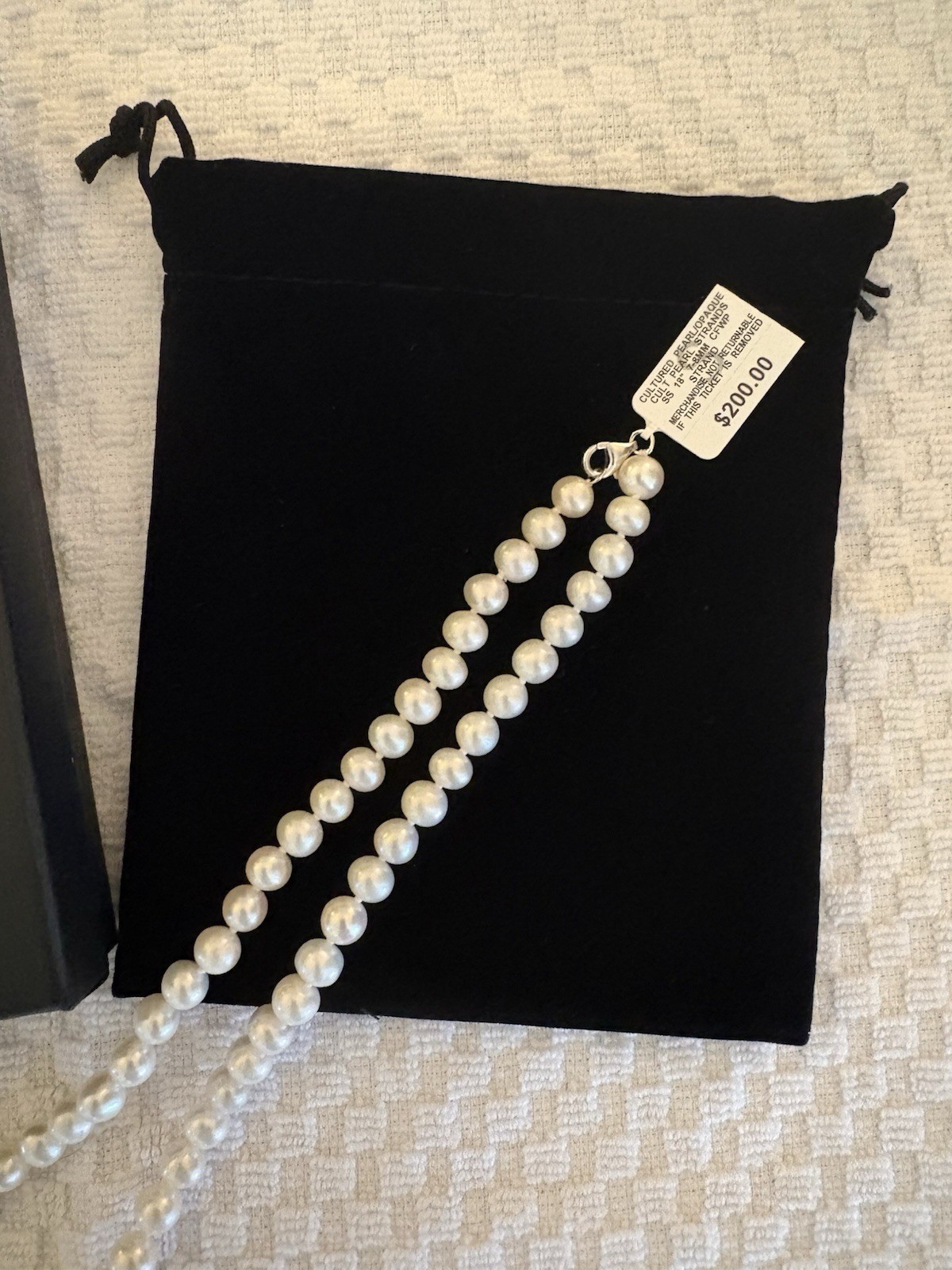 18″ Cultured Freshwater Pearl Strand Necklace (7-8mm) in Sterling Silver Macys