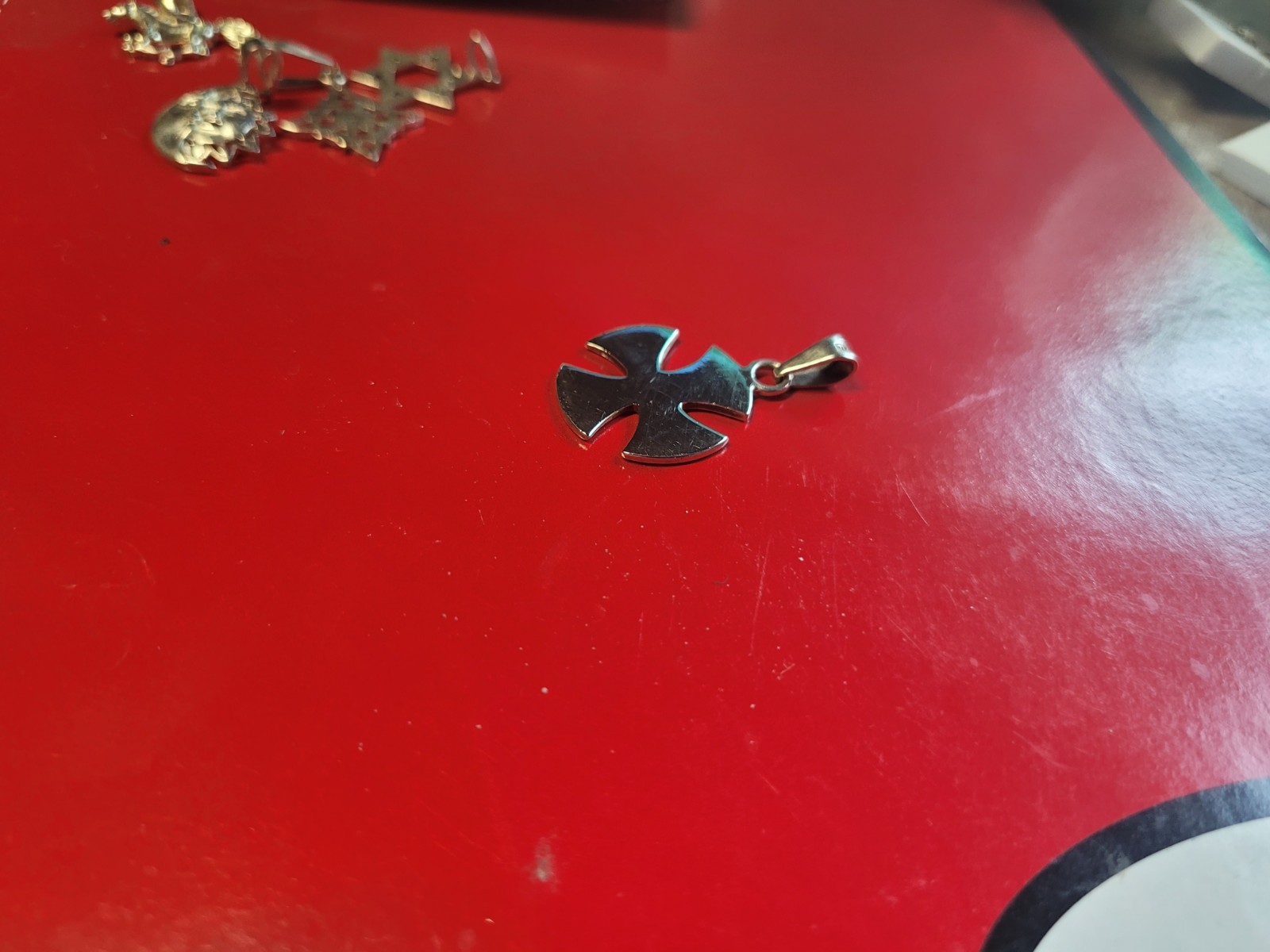 German Cross Sterling Silver Made In Mexico Pendant 925