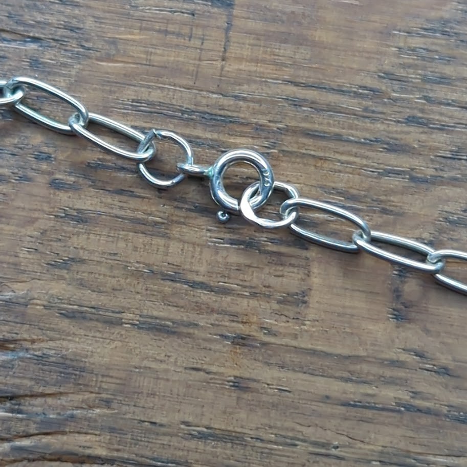 Silver 925 Ladies Necklace Chain, 9.8g, Very Good Condition