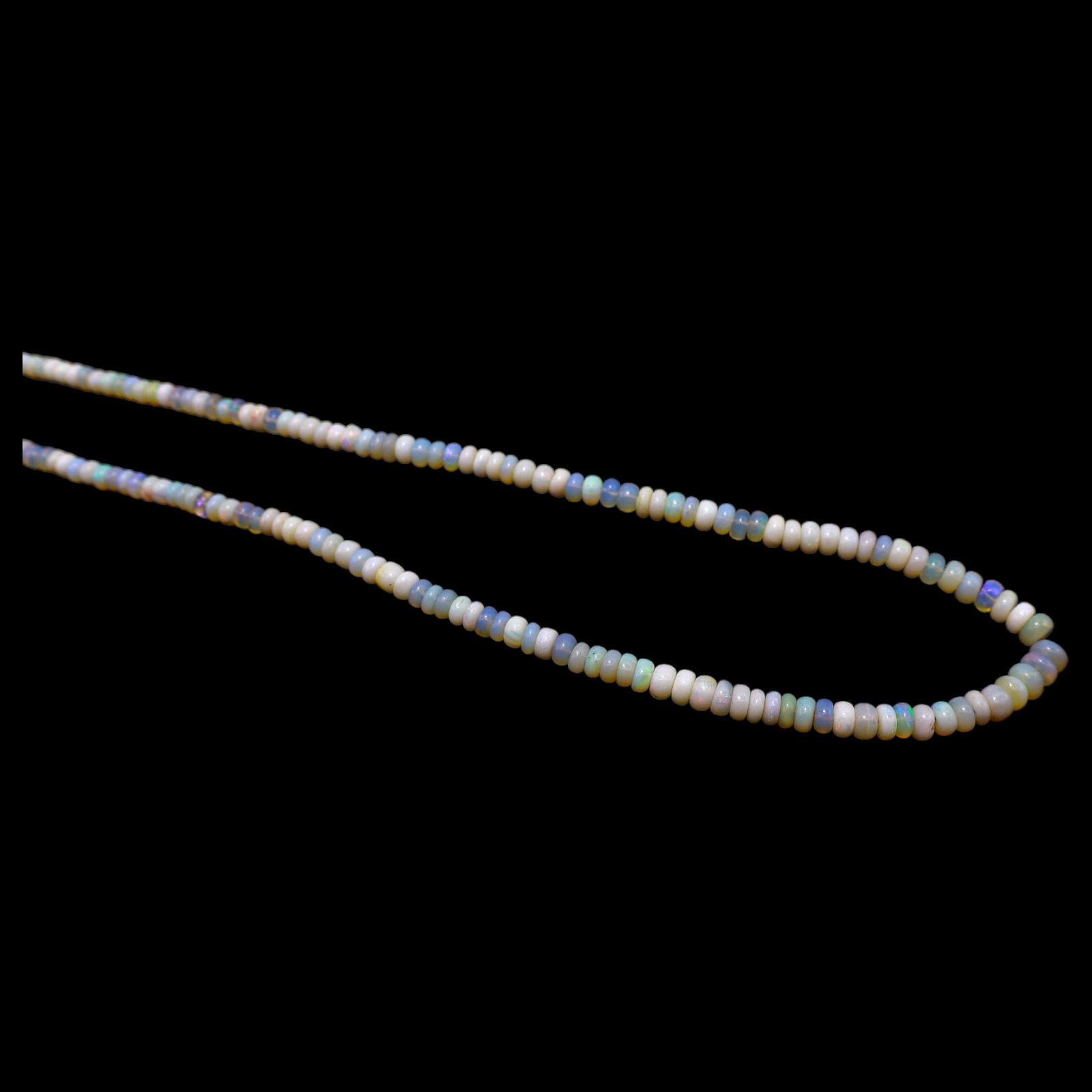 Rondelle Smooth Multi Color Fire Opal Beaded Not Applicable Unique Wife Necklace