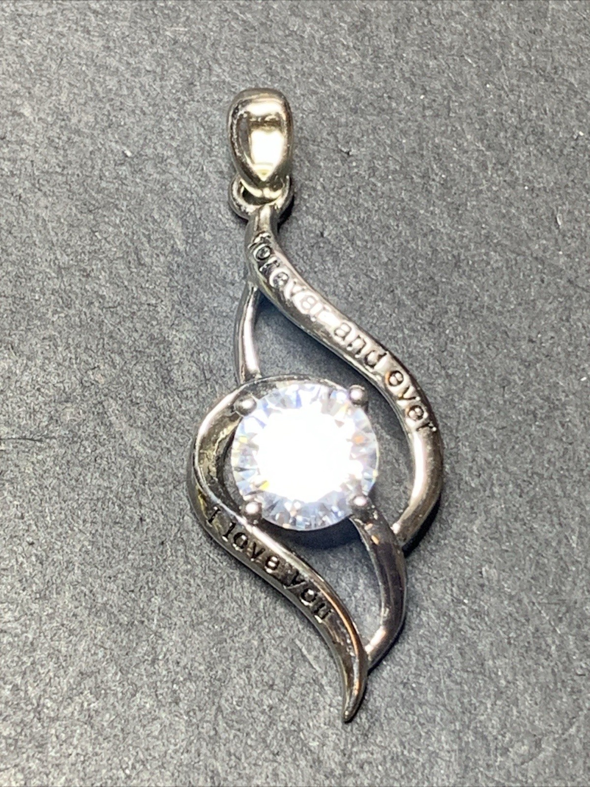 STERLING SILVER 925 Lot Necklace Pendant A17 MUATOGIML New I Love You Forever
