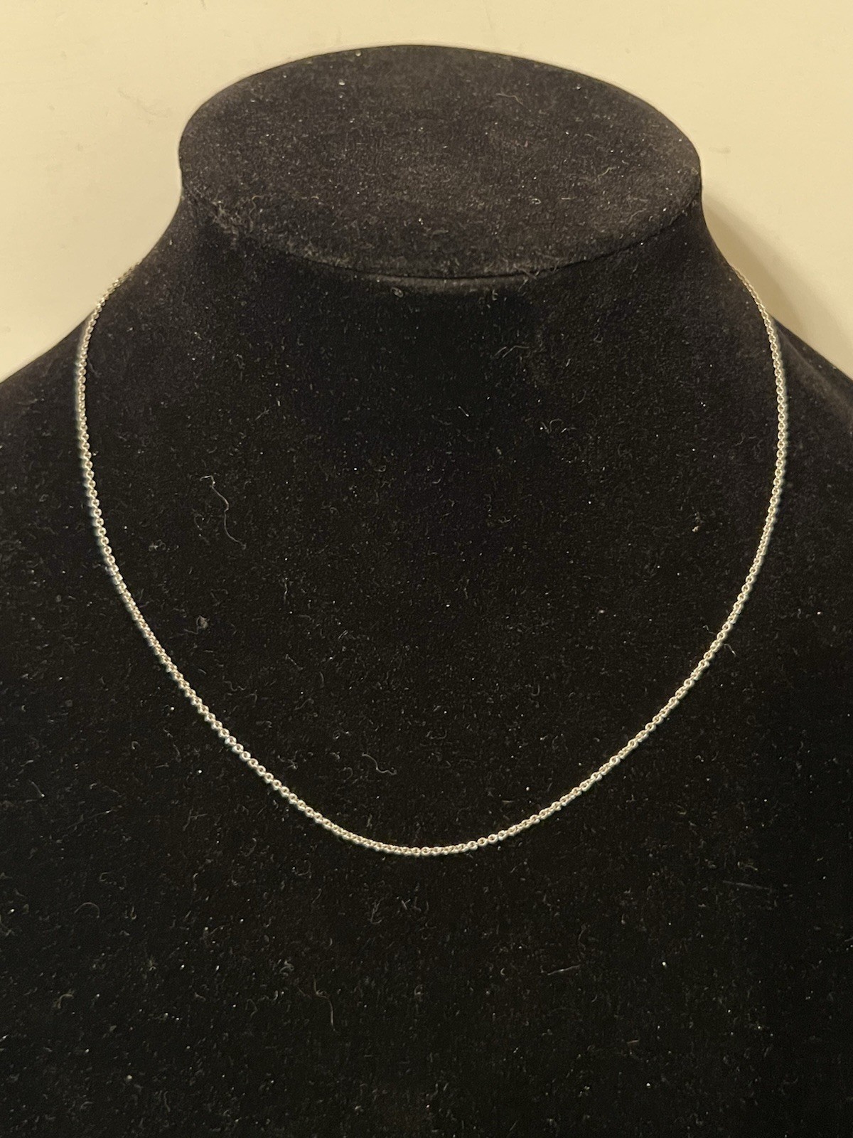 925 Sterling Silver James Avery Cable Link Chain Necklace 18″ GERMANY Dainty