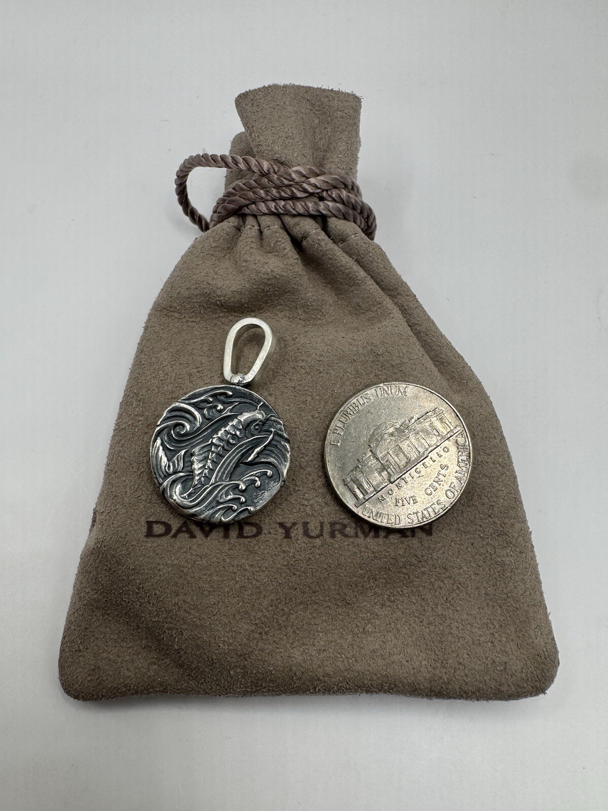 David Yurman Sterling Silver Dragon Amulet