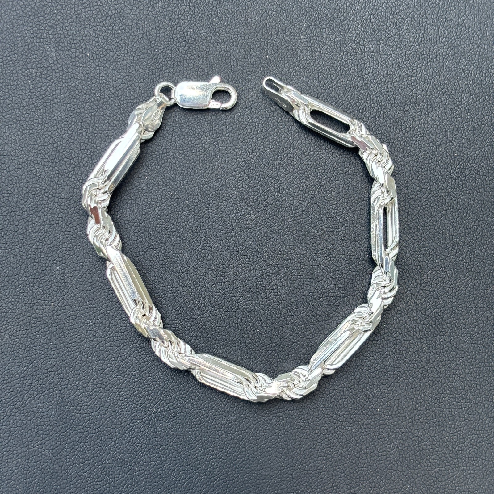 6mm Figarope Milano Bracelet – Solid 925 Sterling Silver Or 14k Gold Vermeil