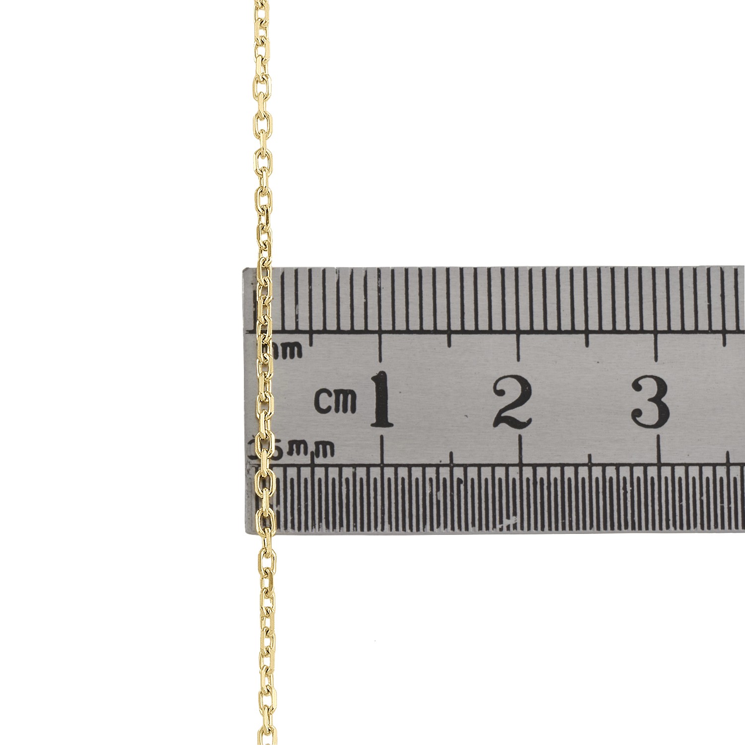 10K Yellow Gold 1.40mm Oval Link Cable Chain Fancy Italian Necklace 16 – 24 Inch