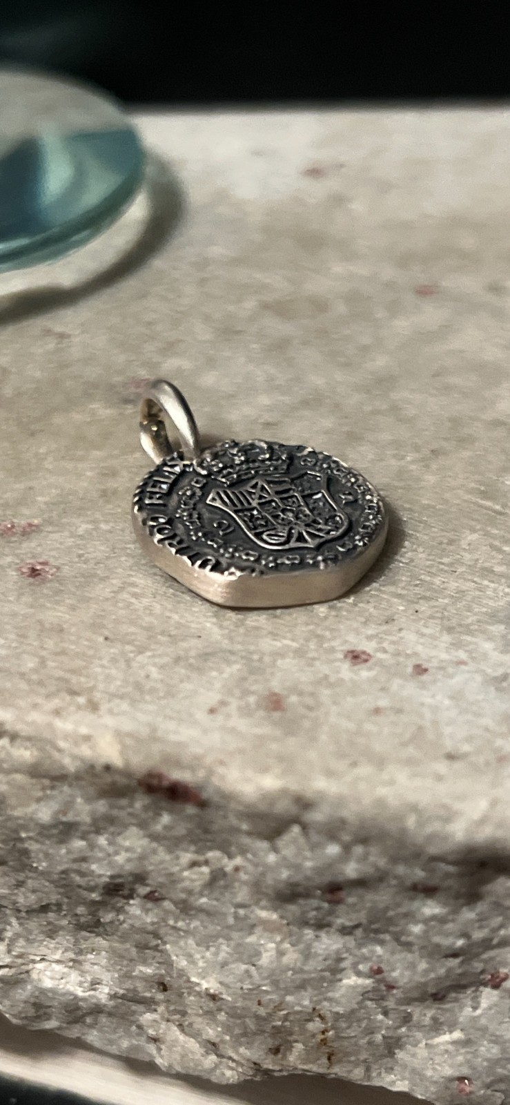 David Yurman .925 Sterling Silver Shipwreck Coin Pendant