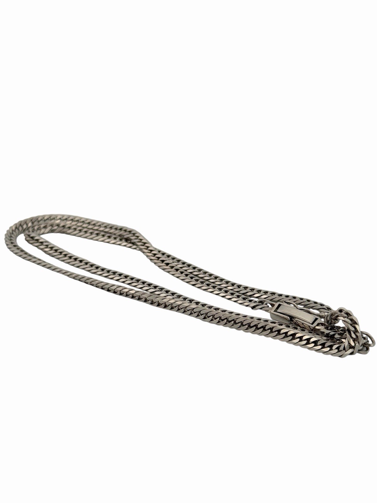 Solid Platinum Pt850 Kihei Curb Chain 3.5mm 18in – Excellent Condition