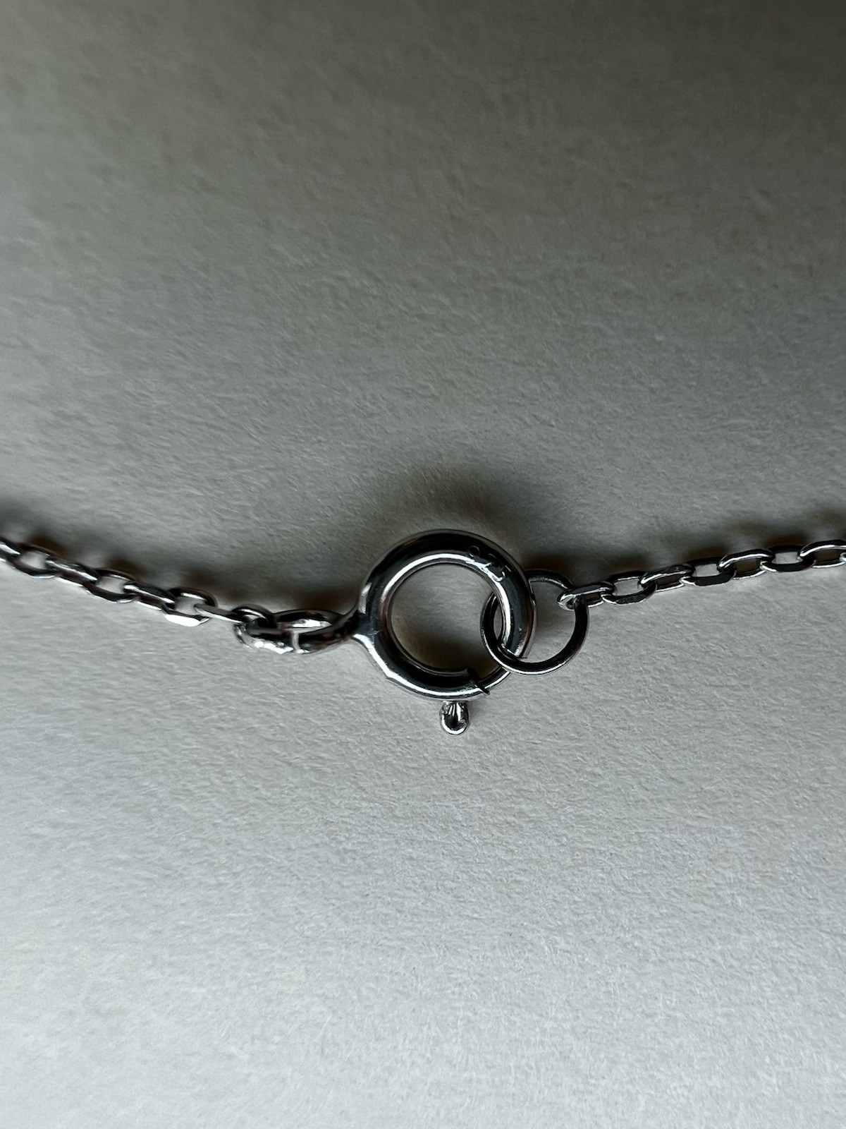 18” Sterling Silver “Love” Necklace with Pavé Crystal Ball Pendant