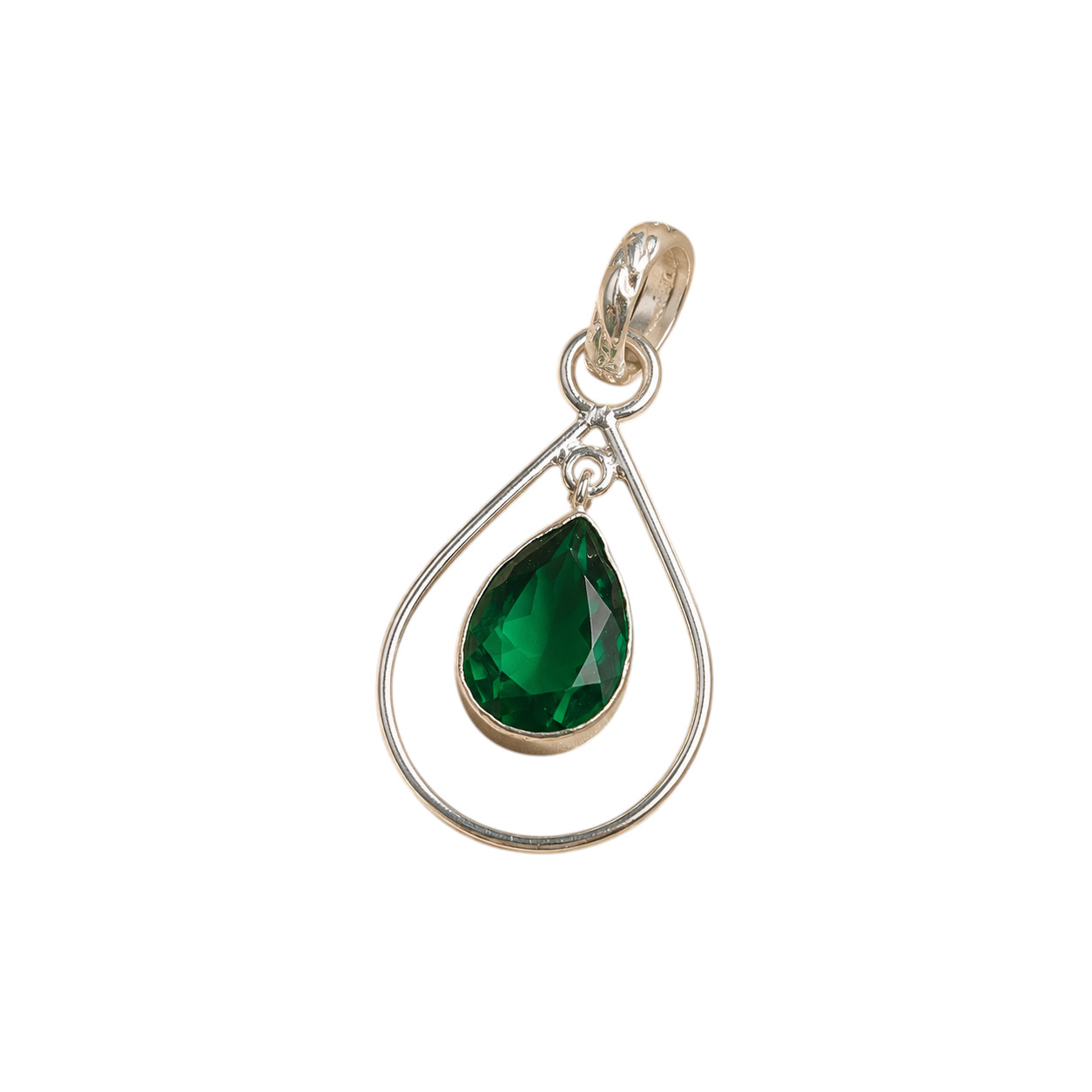 Chrome Diopside Gemstone 925 Solid Silver Handmade Pendent 1.60″ Gift For Her