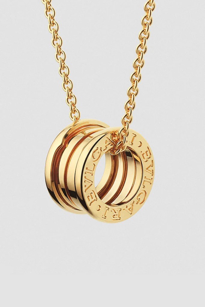 Bvlgari B.Zero1 Necklace in 18K Yellow Gold. 16 Inch Necklace