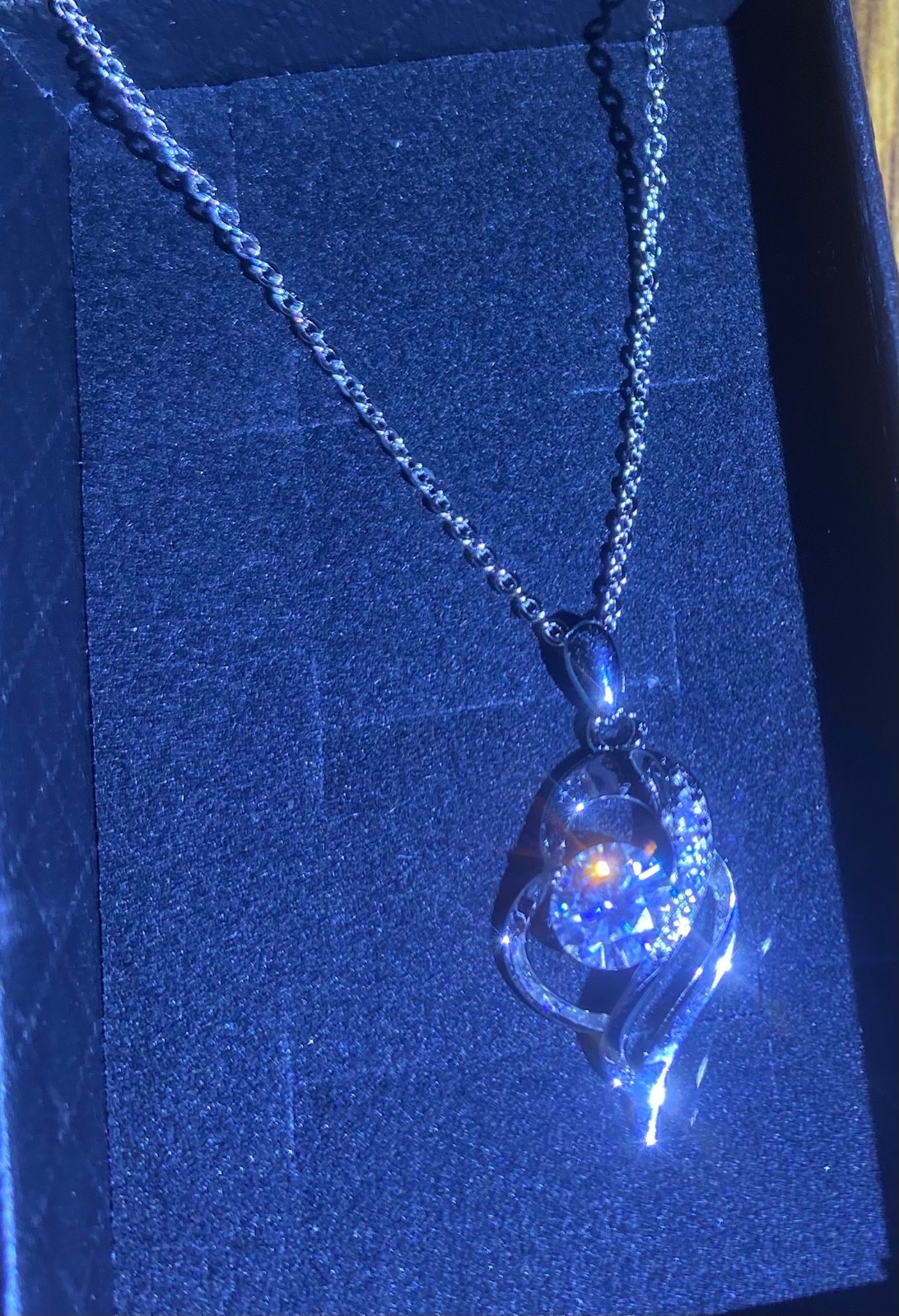 moissanite necklace