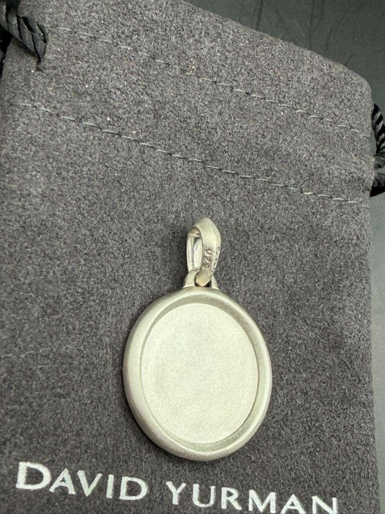 David Yurman Sterling Silver Saint Christopher Amulet Pendant