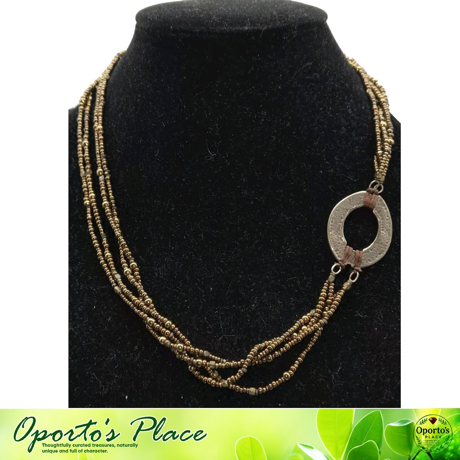 Retired Silpada Choker Necklace Adjustable 925 Sterling Hammered Pendant…