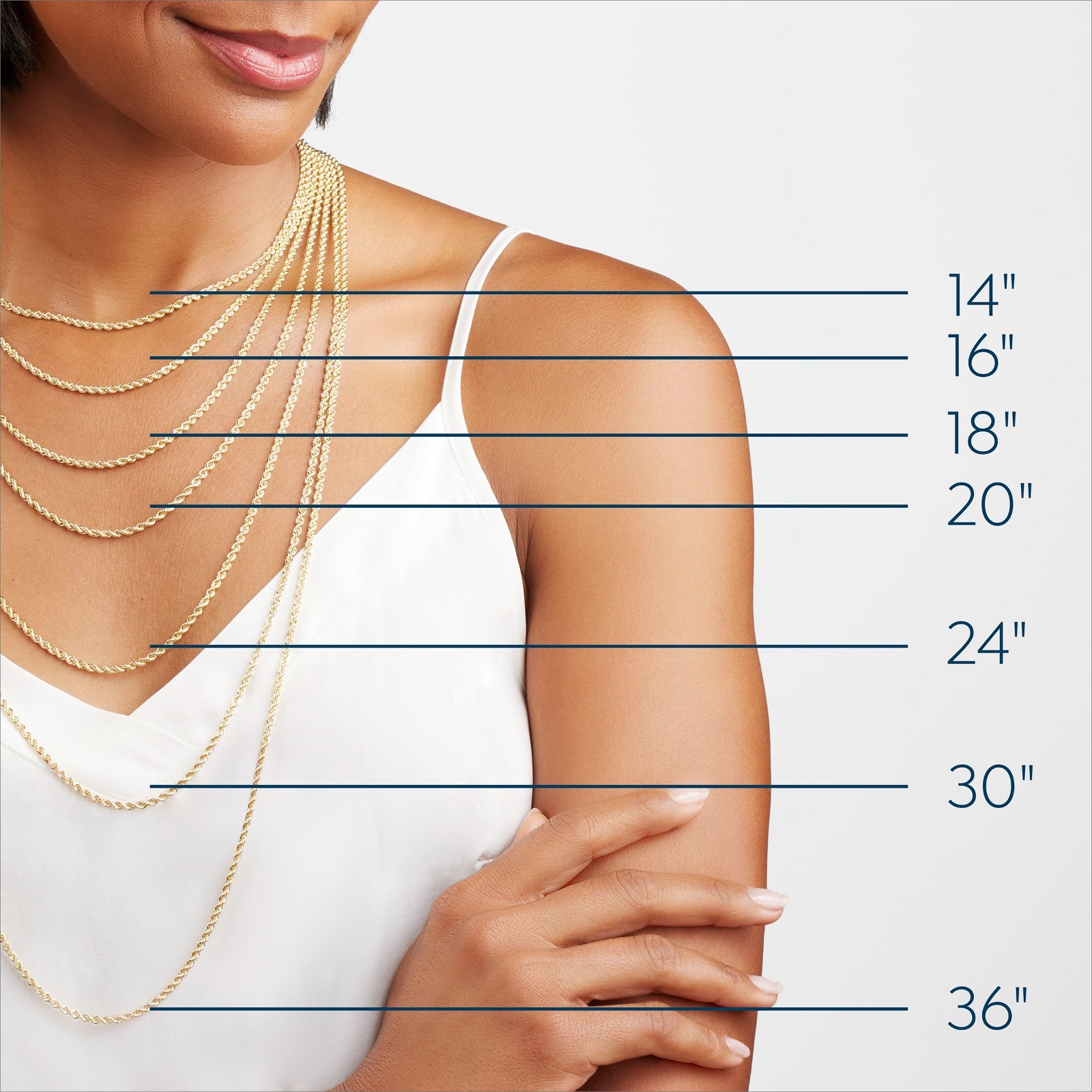 Radiance by Absolute 20″ 4mm Princess Magnetic Clasp Tennis Necklace