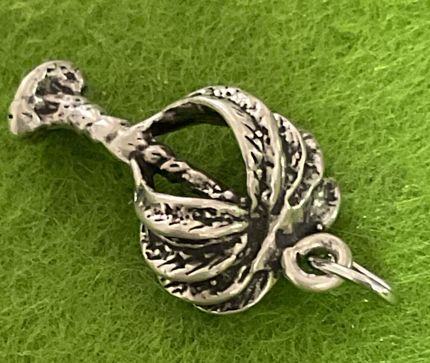 3D Palm Tree Sterling Silver Charm Pendant 4/5″ Tall (21 mm) ~2 Grams