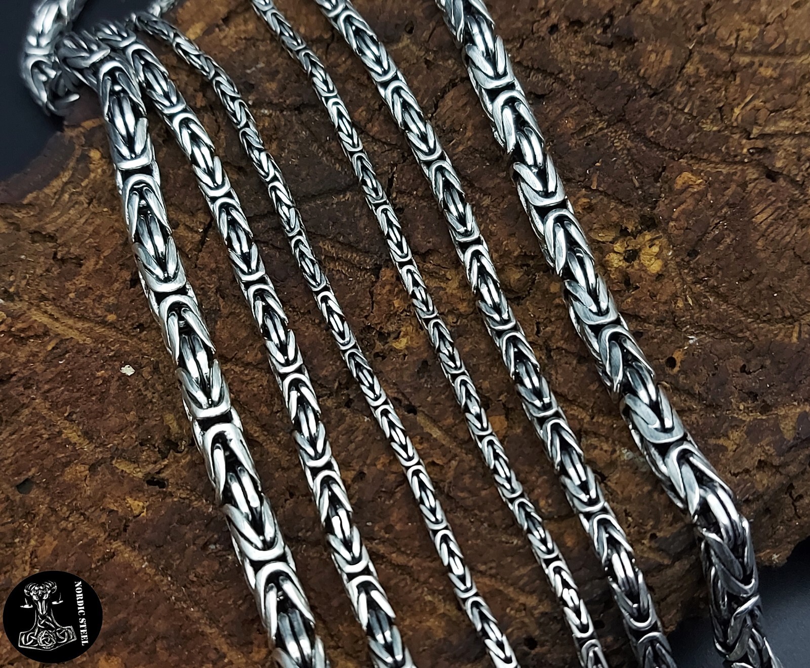 Sterling Silver 925 King Chain King Bracelet 2.5 / 4 / 6mm Solid Silver NEW