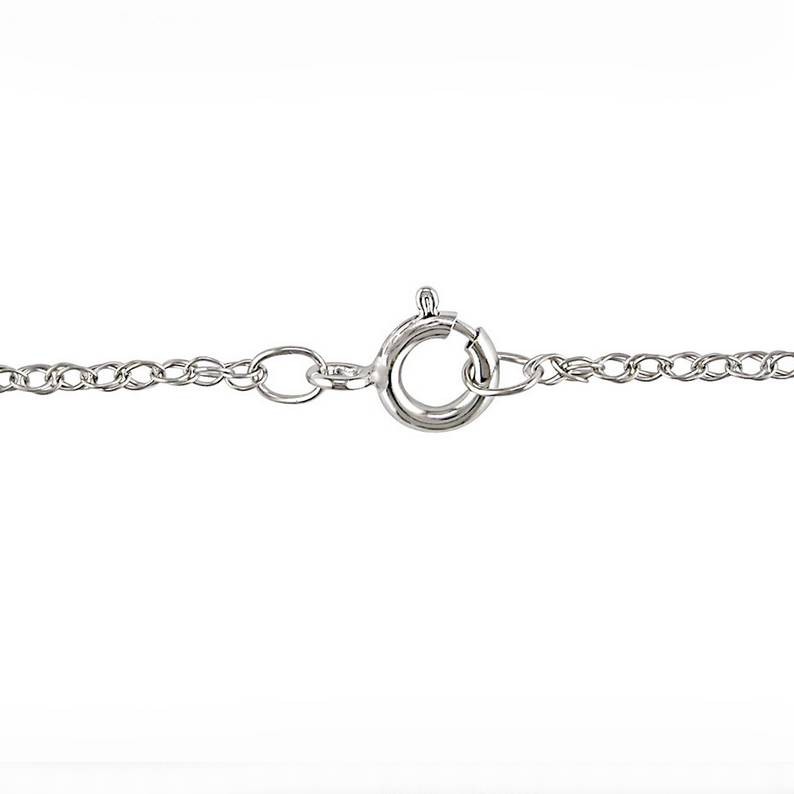 1/2Ct Round Cut Real Diamond Solitaire Pendant Necklace 14k White Gold