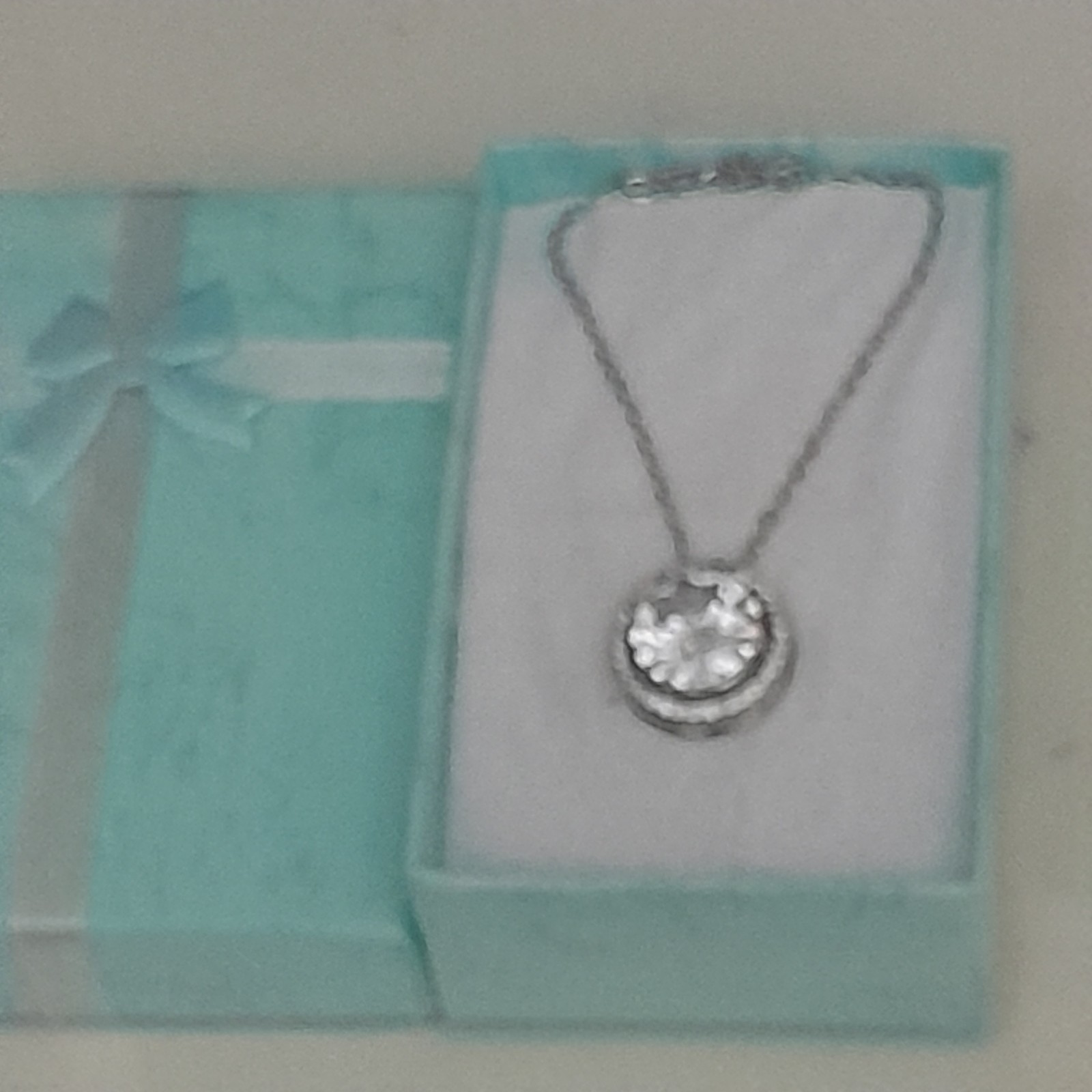 6.0 Ct Pendant Necklace Stunning Brazil Sapphire 925 Sterling Silver 18″ Chain
