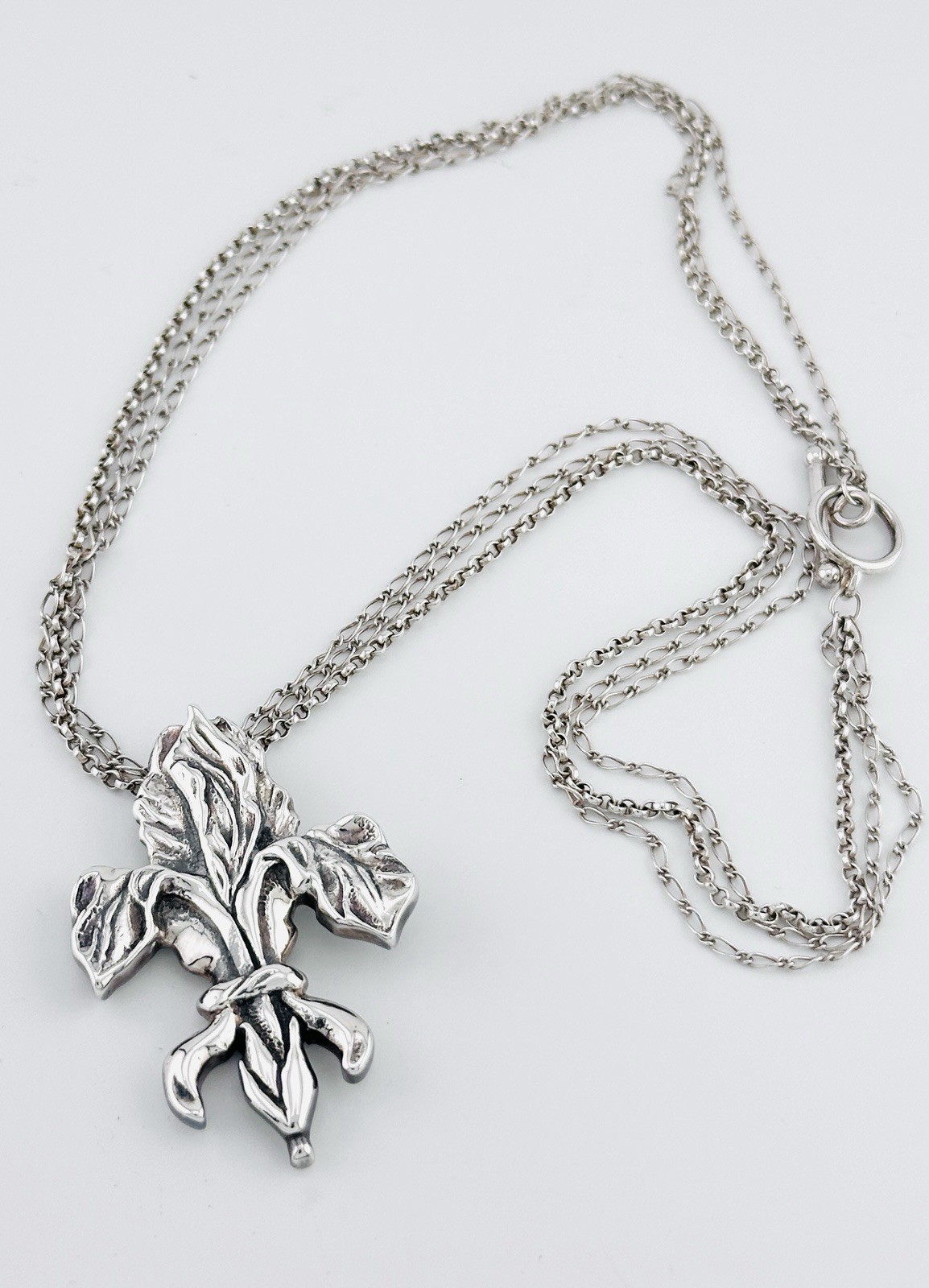 Mignon Faget IRIS Pendant 925 Sterling Toggle 3 – Strand Necklace