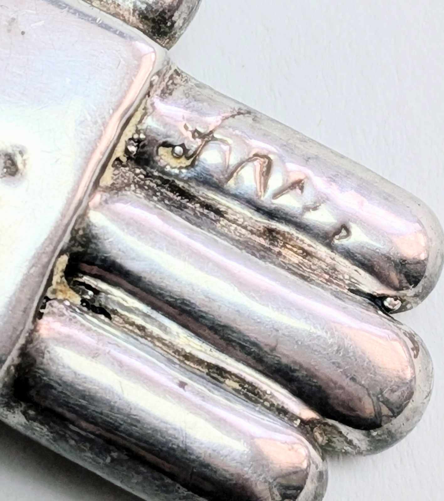 Hamsa Pendant 925 Silver Hand Miriam Fatima Protect Faith Kabbala Evil Eye