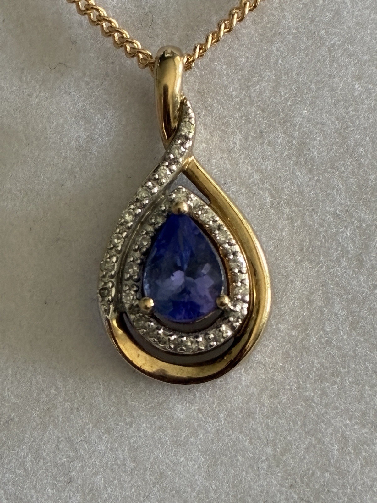 tanzanite pendant