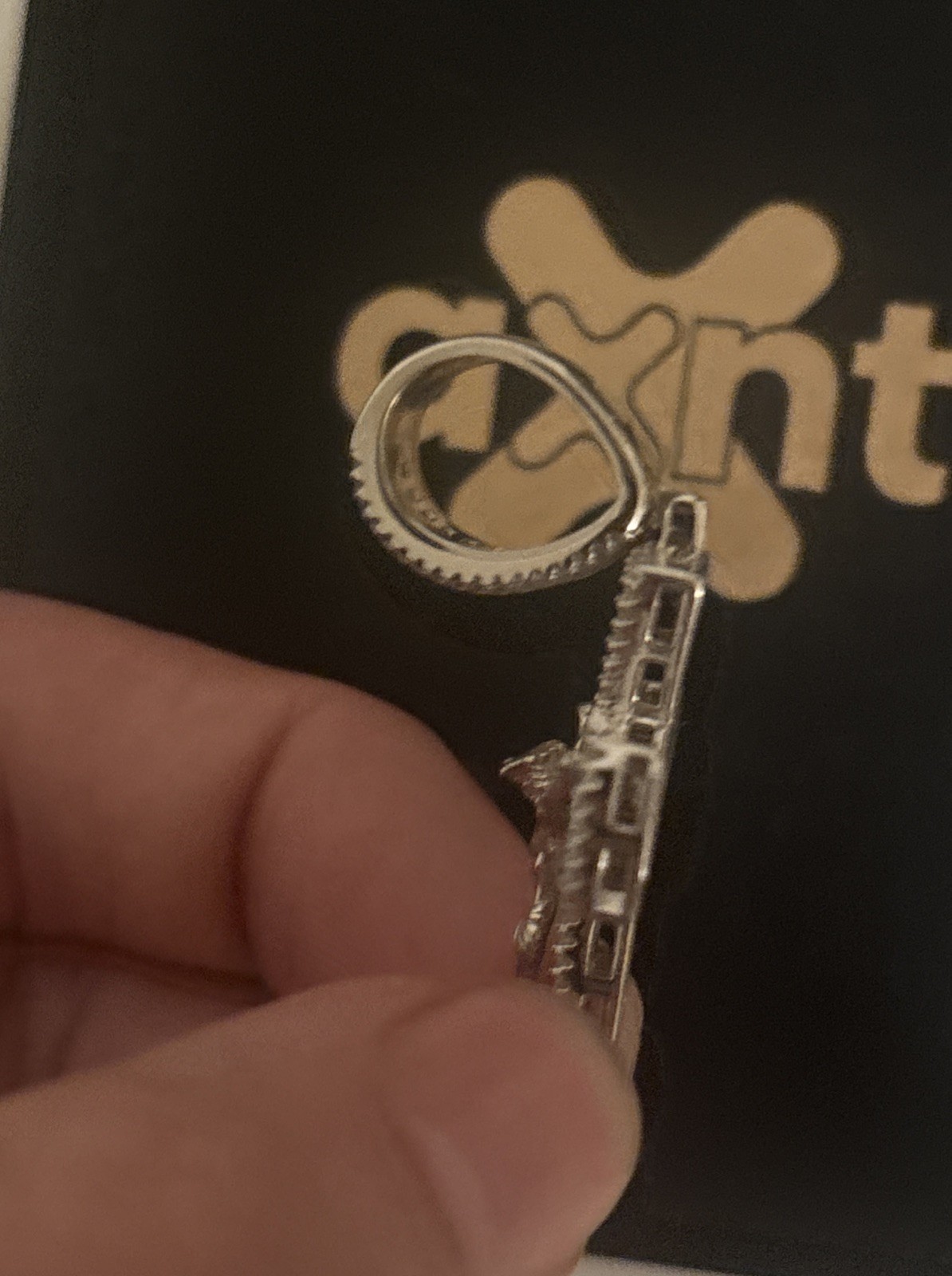 BIG MOISSANITE Cross Pendant In 925 sterling silver. Vendor Price Was 8-1200$