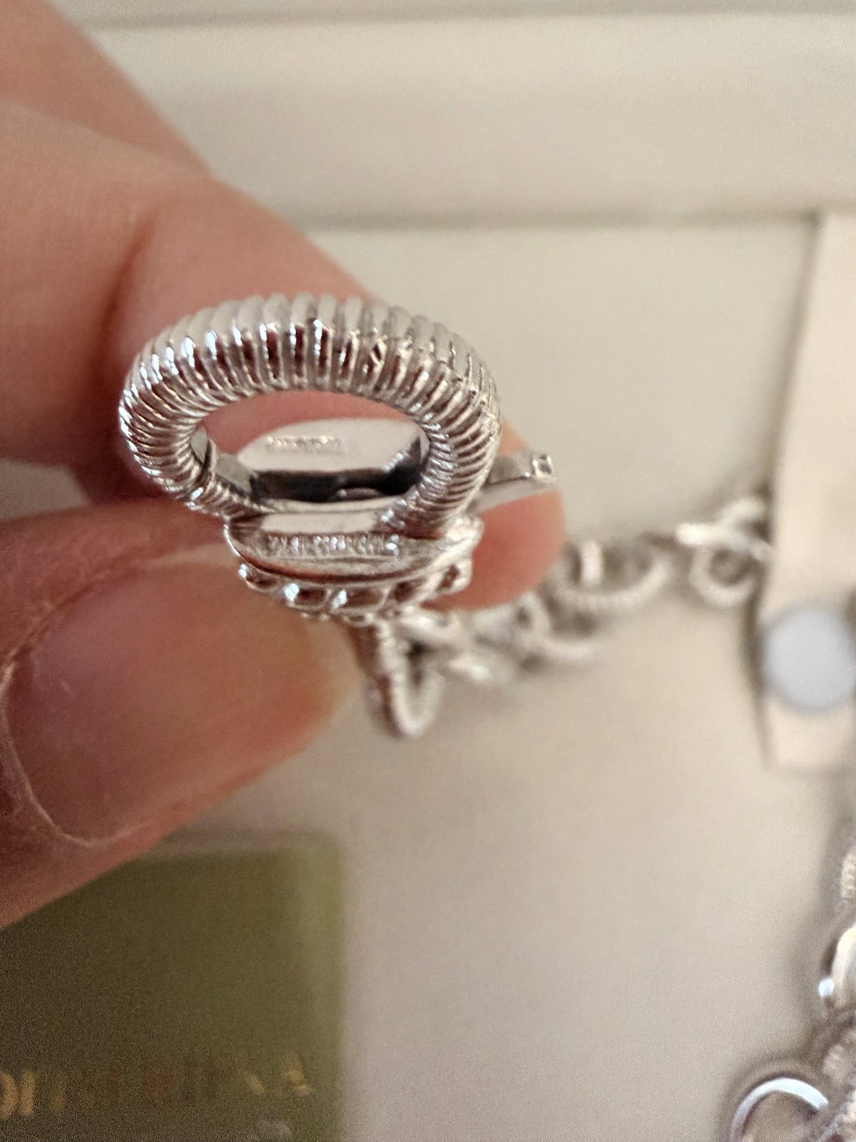 Authentic Judith Ripka Sterling Silver Cable Link Chain 17.5 Inches 94.5 Grams