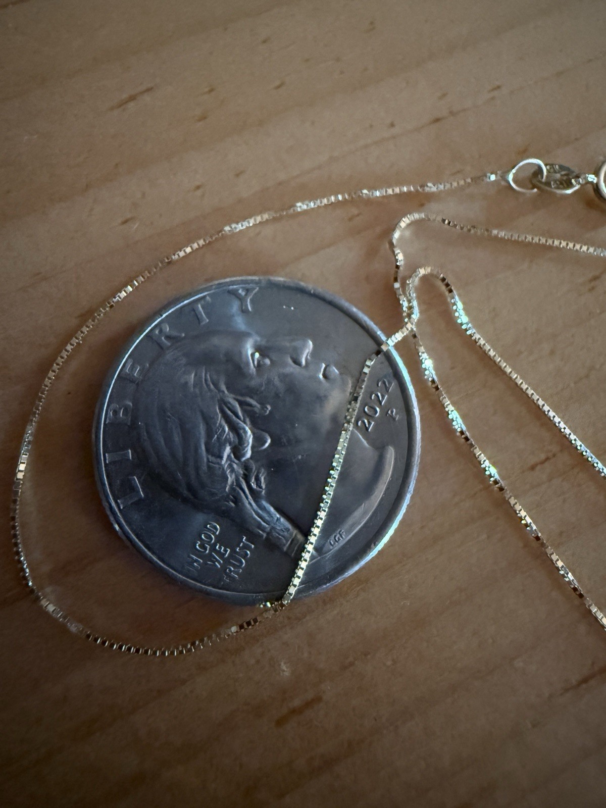 10k Solid Yellow Gold Box Chain 18”