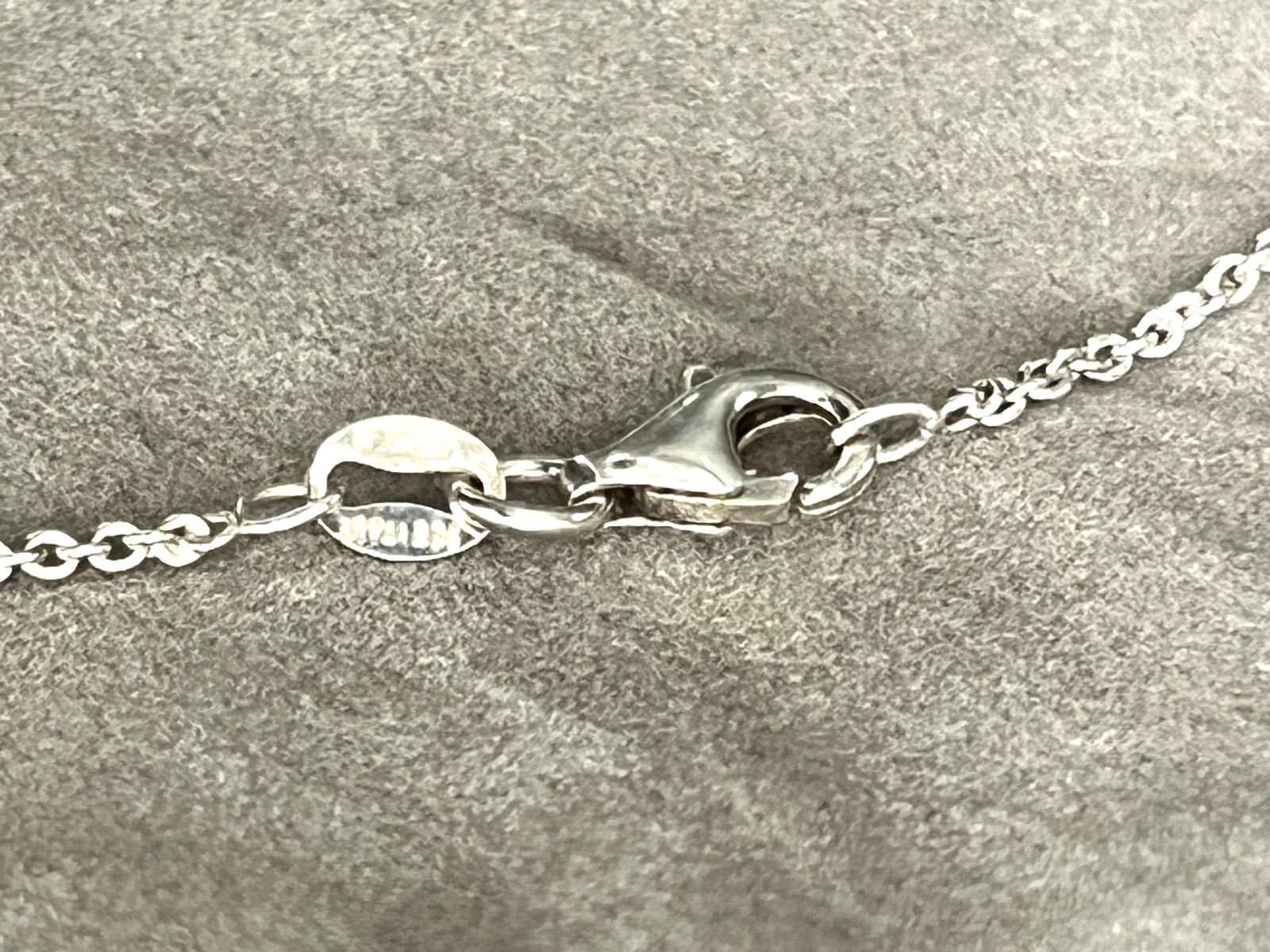 Solid Sterling Silver “925 ITALY” Necklace Abstract Pendant Male/Female/18″ L/6g