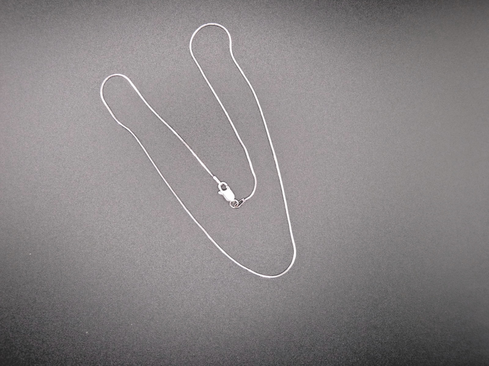 Sterling Silver 925 Box Chain 1mm Necklace 14″ Delicate Perfect Pendant Size