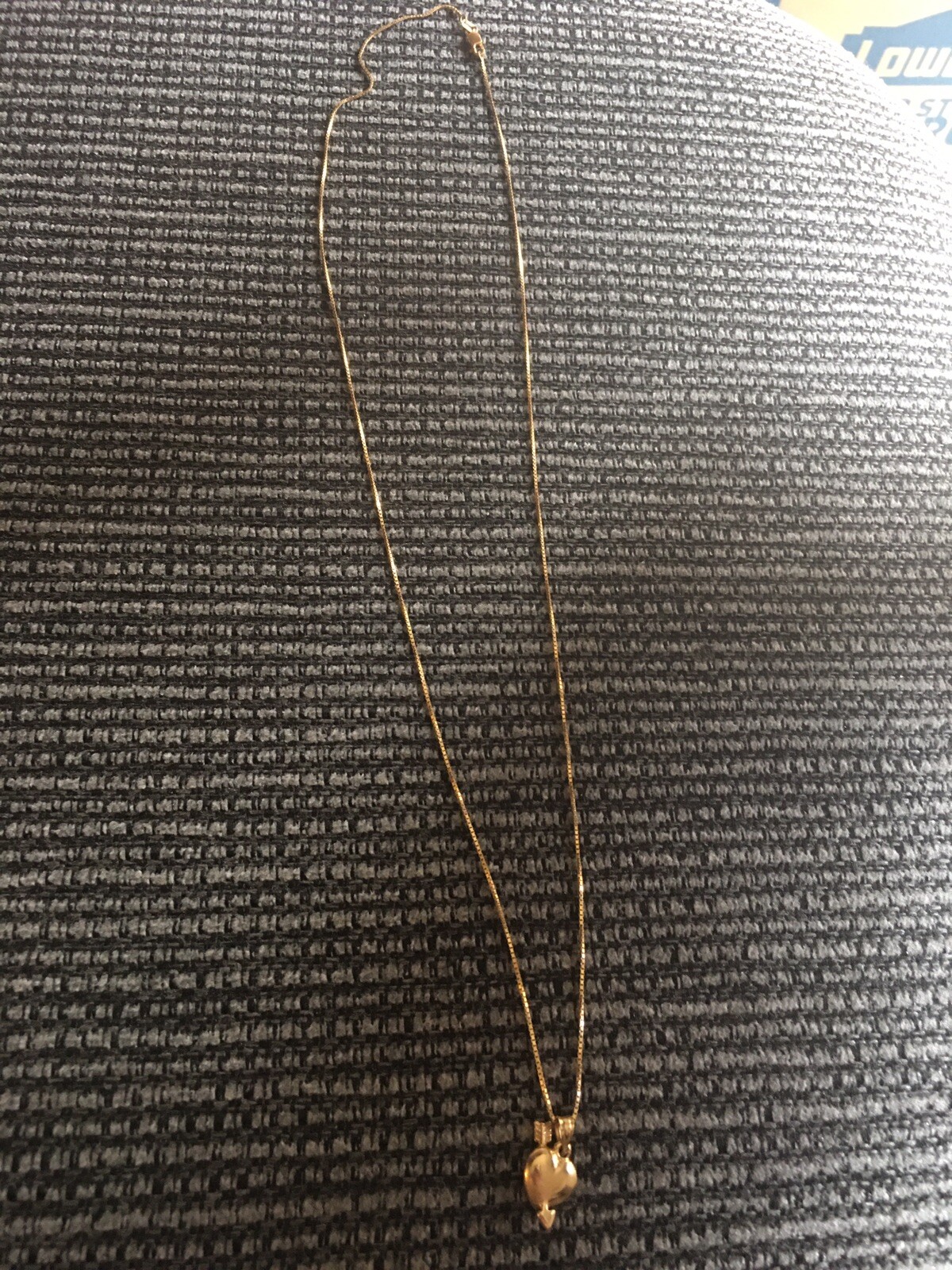 Gold 14 Kt Supreme Heart Necklace 100% Authentic Or Your Money Back