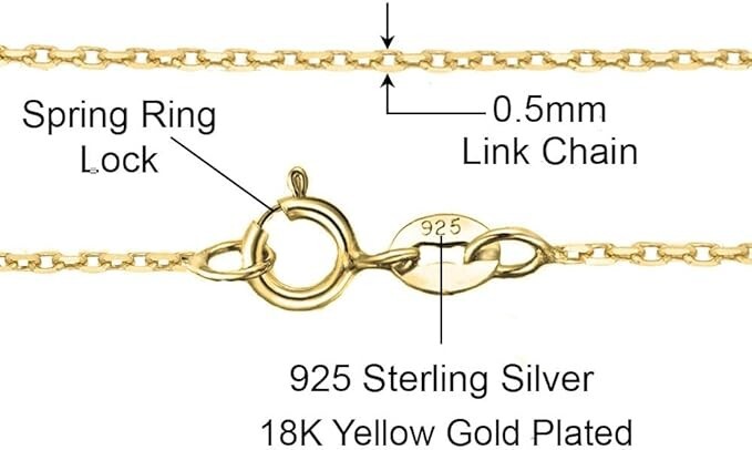 925 Solid Sterling Silver Gold Puffed Heart Pendant Necklace Made In Italy -18″