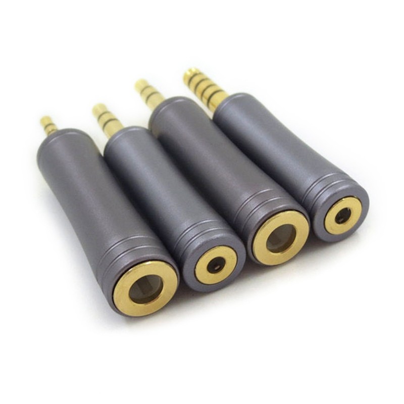 5cm Length Portable Balanced Gold-Plated Adapter Plugs Durable Long-term Use