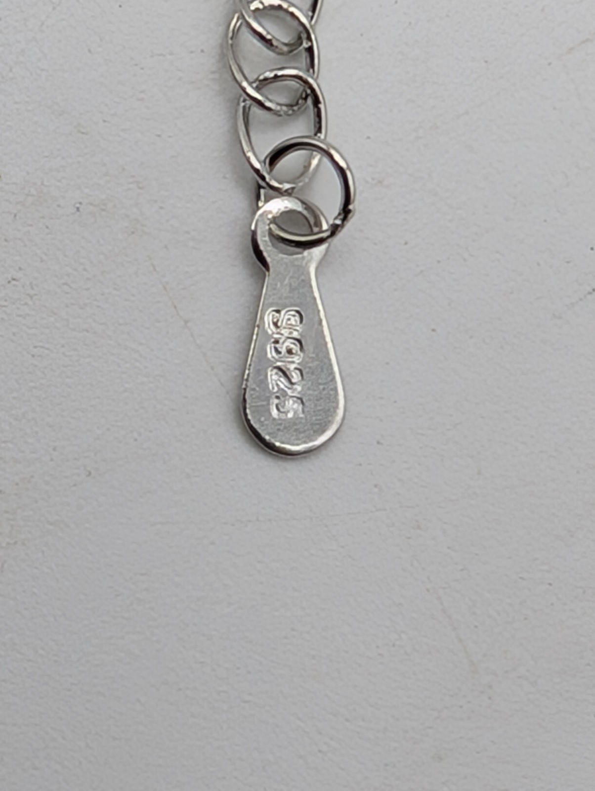 Real Solid 925 Sterling Silver Herringbone Chain Necklace